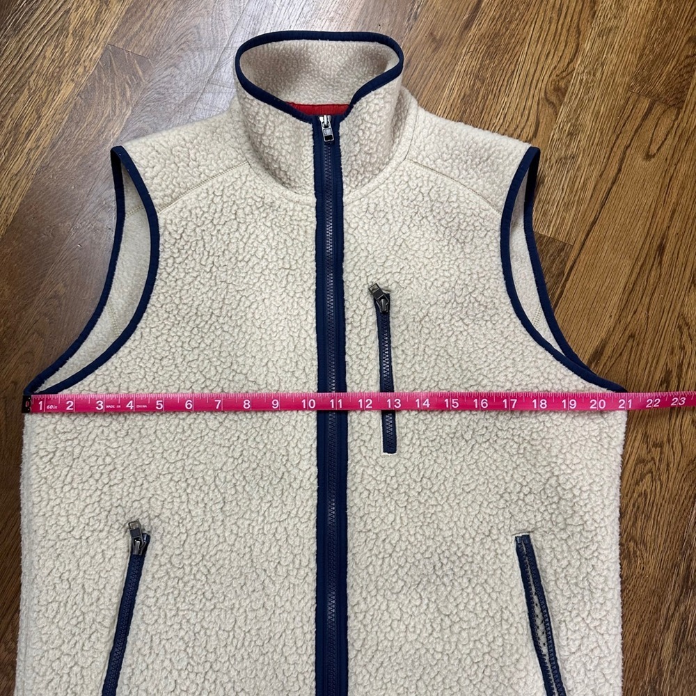 Patagonia Men's Synchilla Fleece Vest Oatmeal Beige Full Zip Pockets Size M‎ - Picture 11 of 12